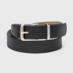 Two-toned Buckle Belt - A New Day™ Black XXL