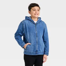 Boys' Jeans Jacket - Cat & Jack™ Medium Wash XS