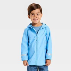 Toddler Boys' Rain Jacket - Cat & Jack™ Blue 18M