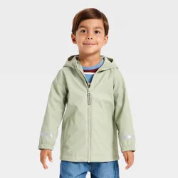 Toddler Boys' Rain Jacket - Cat & Jack™ Olive Green 18M