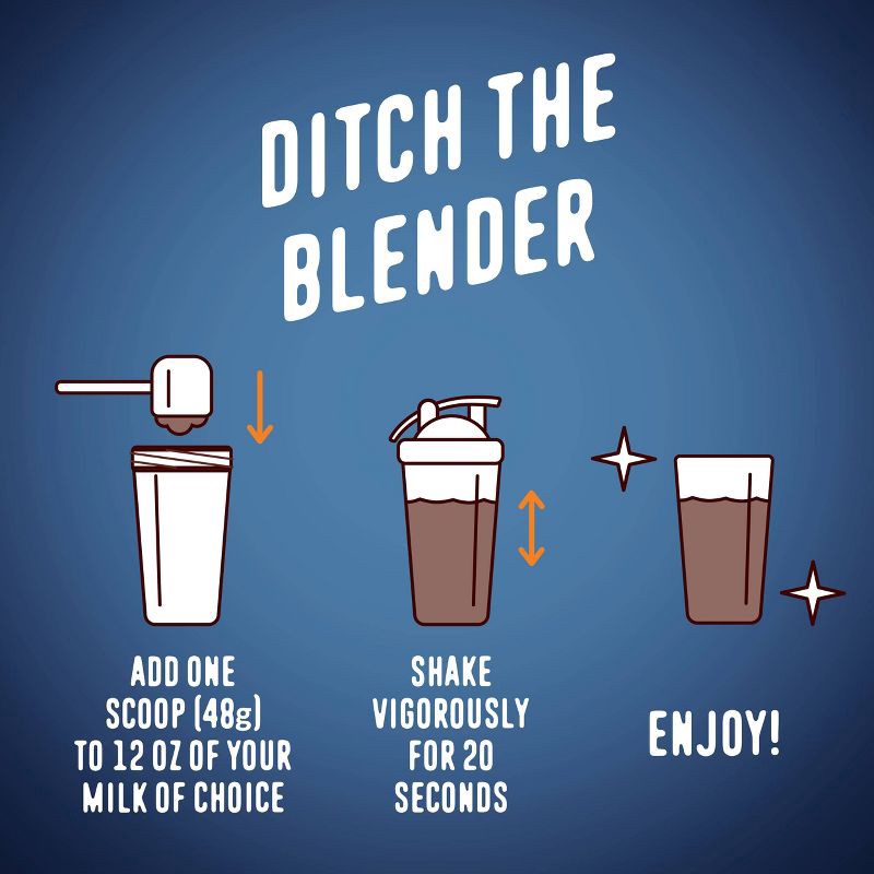 slide 8 of 8, FlavCity Protein Smoothie powder - 10 Servings - Chocolate - 480gms, 10 servings