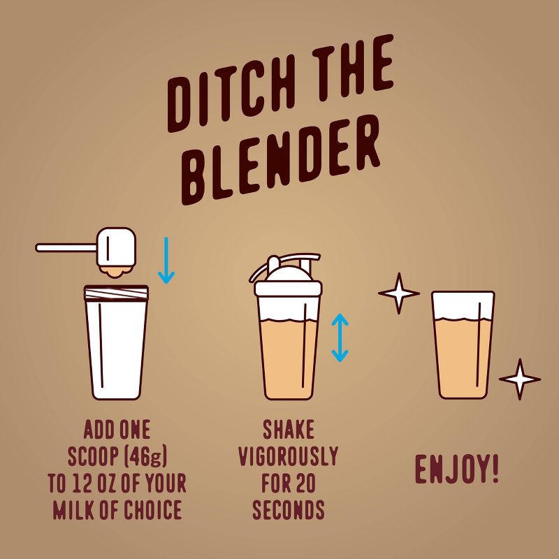 slide 8 of 8, FlavCity Protein Smoothie Powder - 10 Servings - Chocolate Peanut Butter - 460gms, 10 servings