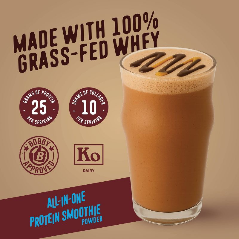 slide 5 of 7, FlavCity Single Serve Protein Smoothie Powder - Chocolate Peanut Butter - 46gms, 1 ct