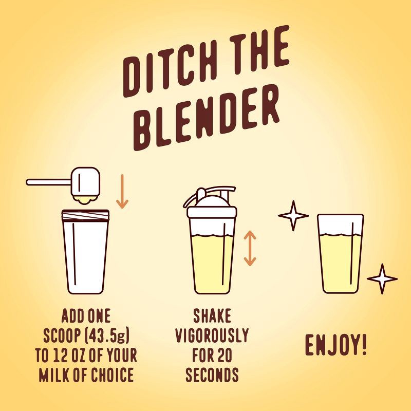 slide 8 of 8, FlavCity Protein Smoothie Powder - 10 Servings - Butter Coffee - 435gms, 10 servings