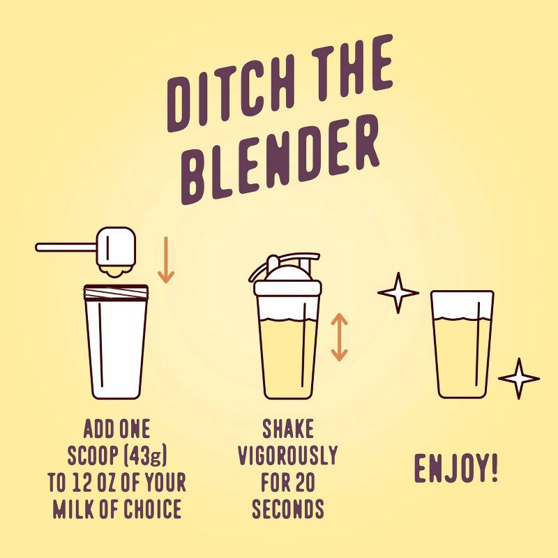 slide 8 of 8, FlavCity Protein Smoothie Powder - 10 Servings - Vanilla Cream - 430gms, 10 servings