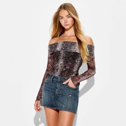 Women's Mini Denim Skirt - Wild Fable™ Blue Denim 12