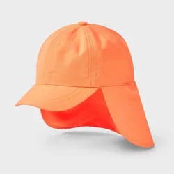 Toddler Girls' Solid Swim Hat - Cat & Jack™ Orange 12-24M