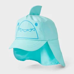 Toddler Boys' Shark Swim Hat - Cat & Jack™ Blue 2T-5T