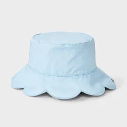 Toddler Girls' Floral Scallop Reversible Bucket Hat - Cat & Jack™ 2T-5T
