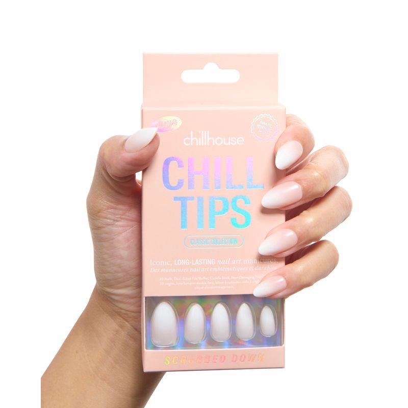 slide 2 of 10, Chillhouse Chill Tips Press-On Nail Set - Classics Collection - Scrubbed Down - 24ct, 24 ct