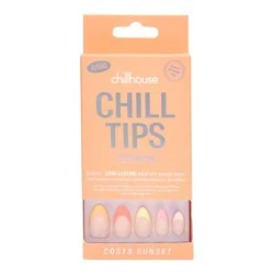 Chillhouse Chill Tips Press-On Nail Set - Classics Collection - Costa Sunset - 24ct