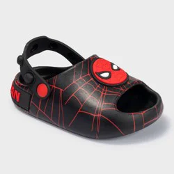 Toddler Spider-Man Clog Sandals - Black 6T