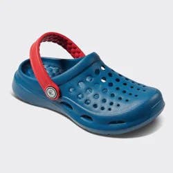 Joybees Toddler Harper Sandals - Navy Blue/Red 6-7