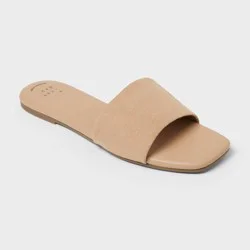 Women's Maren Sandals with Memory Foam Insole - A New Day™ Taupe 7.5