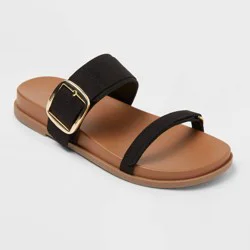 Women's Tyler Slide Sandals - Universal Thread™ Black 6.5
