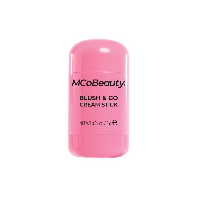 slide 1 of 8, MCoBeauty Blush & Go Cream Stick - Hot Pink - 0.21oz, 0.21 oz