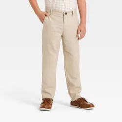 Boys' Linen Pants - Cat & Jack™ Beige 14