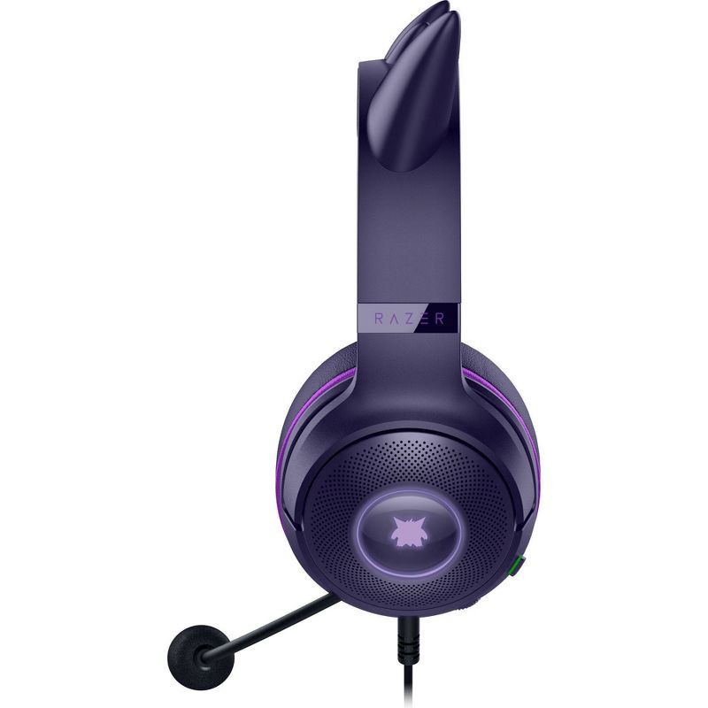 slide 9 of 9, Razer Kraken Kitty V2 Pokemon Gengar Edition Gaming Headset, 1 ct