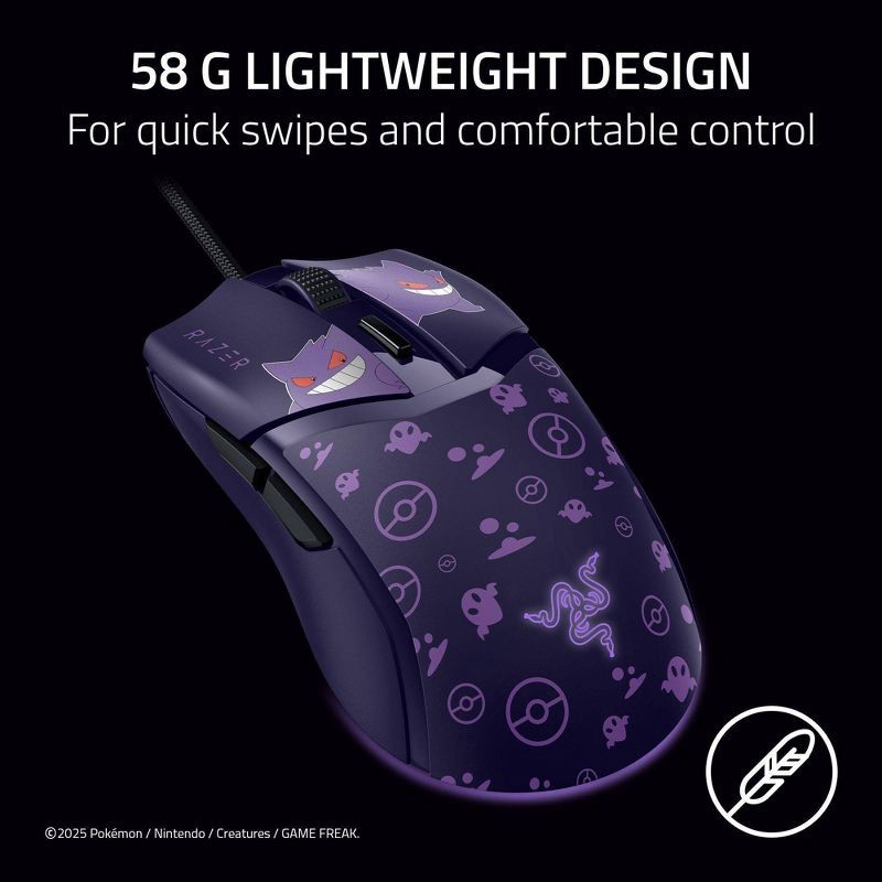 slide 2 of 8, Razer Cobra Pokemon Gengar Edition, 1 ct