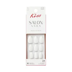 KISS Products Kiss Salon Press-On Fake Nails Short Almond - In The Air - 25ct