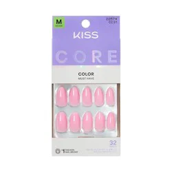KISS Products KISS Nails CORE Press-On Fake Nails - Medium Almond - Lilt - 35ct