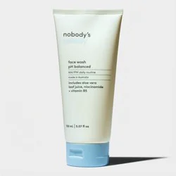 nobody's nobody Face Wash pH Balanced - 5.07 fl oz: Contains Vitamin B5, Contains Niacinamide, For Normal & Sensitive Skin