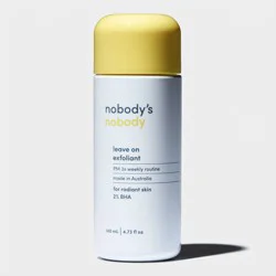 nobody's nobody Leave on Exfoliant - 4.73 fl oz: Formaldehyde-Free, Liquid, Normal Skin, Unscented