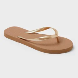 Women's Sydney Flip Flop Sandals - Shade & Shore™ Tan 8