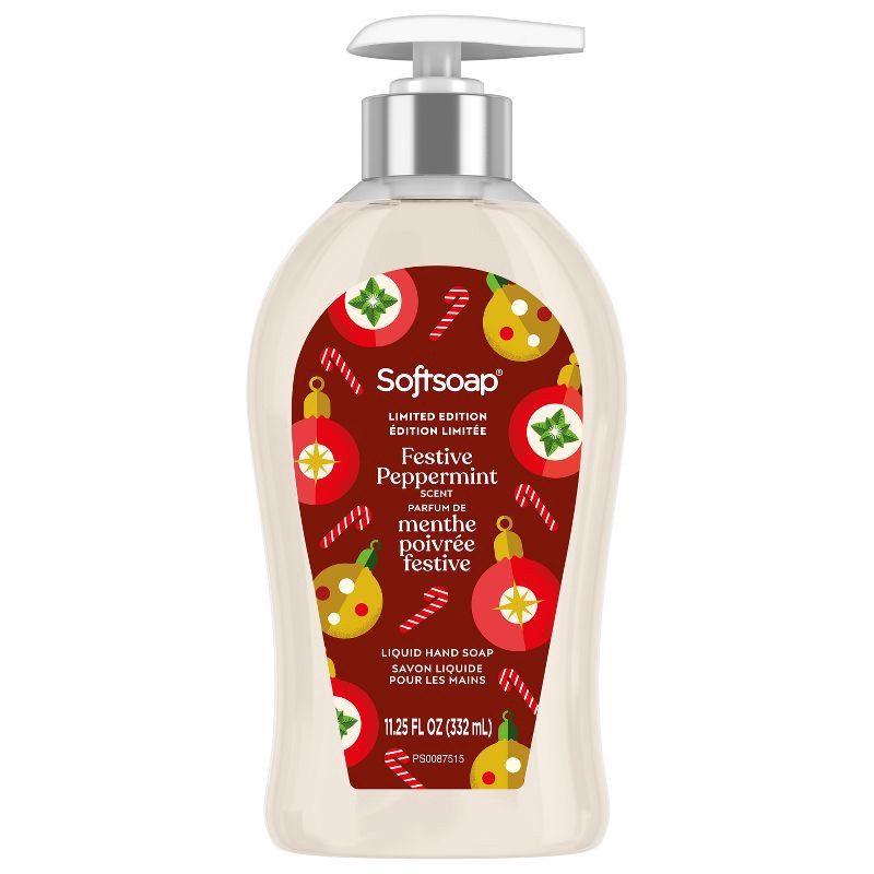 slide 6 of 8, Softsoap Holiday Seasonal Hand Soap - Peppermint - 11.25oz, 11.25 oz