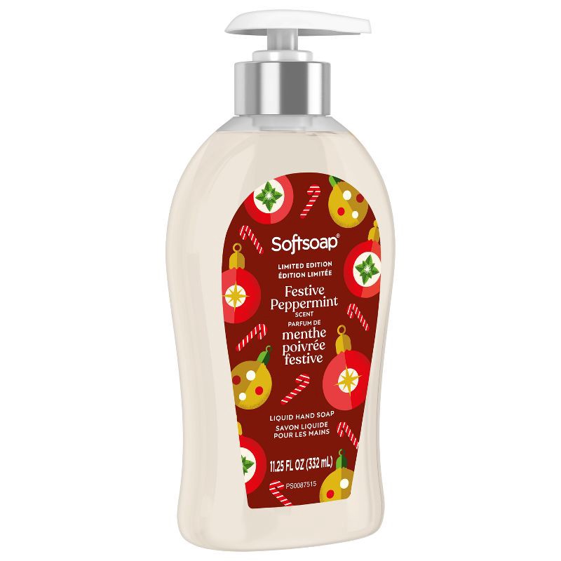 slide 8 of 8, Softsoap Holiday Seasonal Hand Soap - Peppermint - 11.25oz, 11.25 oz