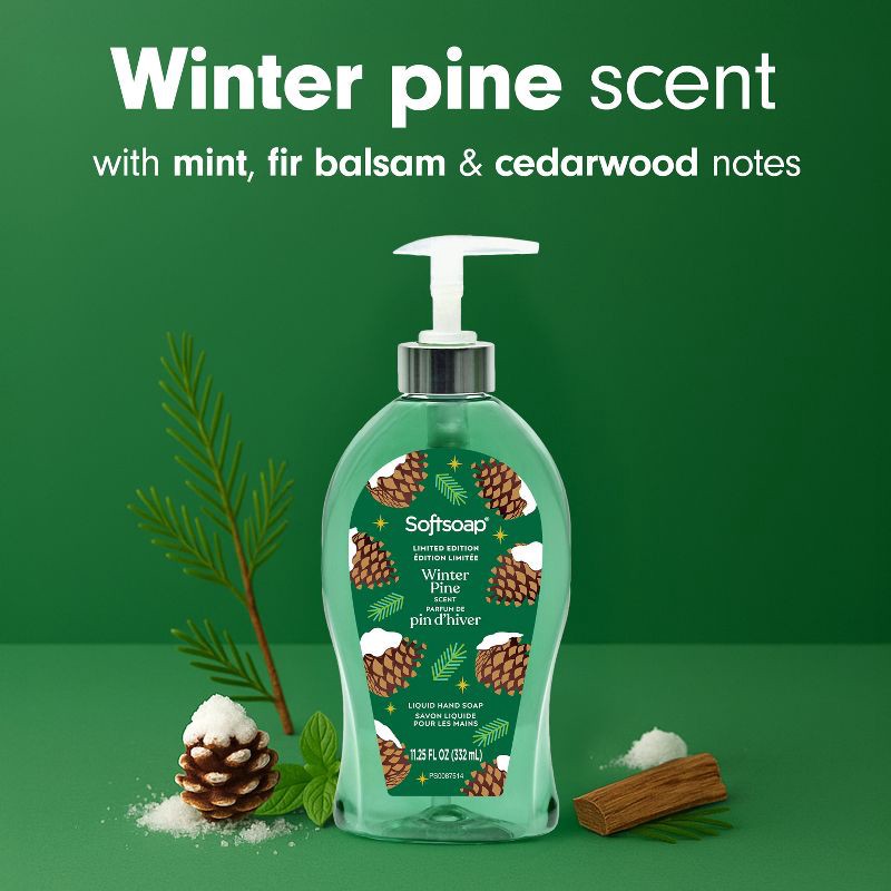slide 3 of 8, Softsoap Holiday Seasonal Hand Soap - Winter Pine - 11.25oz, 11.25 oz