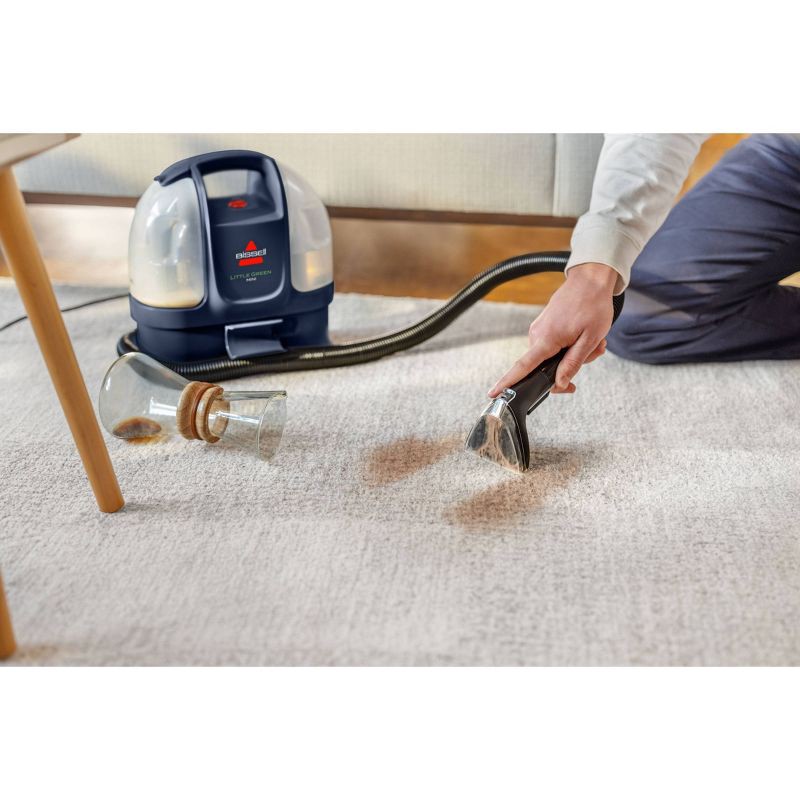 slide 2 of 5, BISSELL Little Green Mini Corded Portable Carpet Cleaner 4064T - 4" Cleaning Path Dark Blue, 1 ct