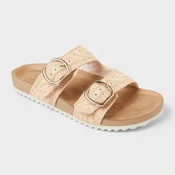 Kids' Drew Two Band Sandals - Cat & Jack™ Tan 6