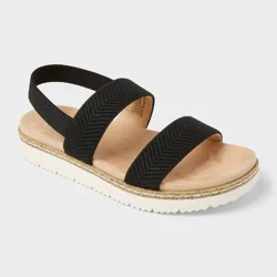Kids' Kailan Footbed Sandals - Cat & Jack™ Black 3