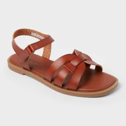 Kids' Christa H-Band Sandals - Cat & Jack™ Brown 13