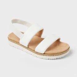 Kids' Kailan Footbed Sandals - Cat & Jack™ White 4