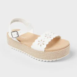 Kids' Lindsey Casual Sandals - Cat & Jack™ White 6