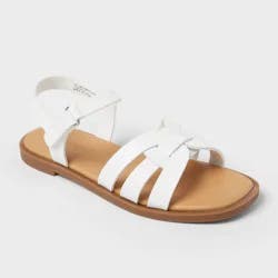 Kids' Christa H-Band Sandals - Cat & Jack™ White 2