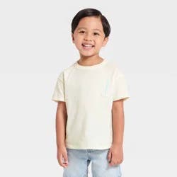 Toddler Boys' Music Festival Oversized T-Shirt - Cat & Jack™ Cream 12M