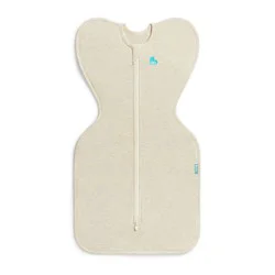 Love to Dream Baby Swaddle Up Sleep Sack - Cotton 1.0 TOG Cap Sleeve Wrap - Oatmeal - S