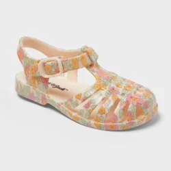 Toddler Sunny Jelly Sandals - Cat & Jack™ Multicolor 7T