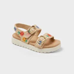 Toddler Sequerah Footbed Sandals - Cat & Jack™ Multicolor 7T