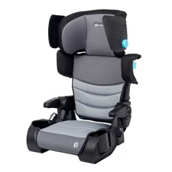 Baby Trend Koa Slim High Back Booster Car Seat with Side Sun Visors and Latch - Cosmic Gray