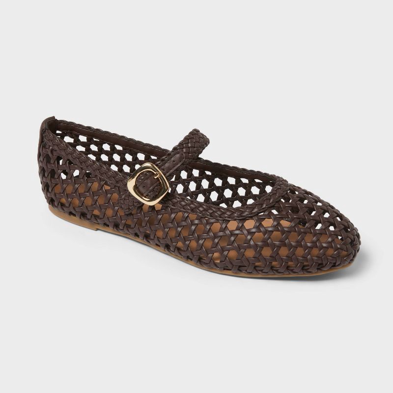 slide 1 of 4, Women's Royce Shoes with Memory Foam Insole - Universal Thread™ Dark Brown 9.5, 1 ct