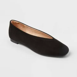 Women's Neve Shoes with Memory Foam Insole - A New Day™ Matte Black 9.5