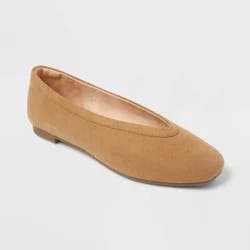 Women's Neve Shoes with Memory Foam Insole - A New Day™ Khaki 9.5