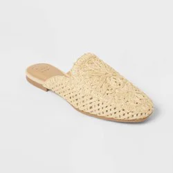 Women's Greta Shoes with Memory Foam Insole - A New Day™ Natural 9.5
