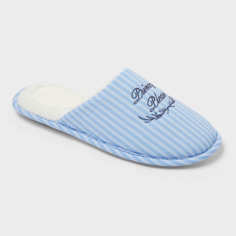 slide 1 of 4, Women's Loreen Scuff Slippers - Auden™ Blue M, 1 ct