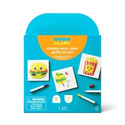 3ct Puffy Magic Canvas Summer Craft Activity Kit - Mondo Llama™