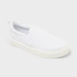 Kids' Hollis Slip On Sneakers - Cat & Jack™ Off-White 3
